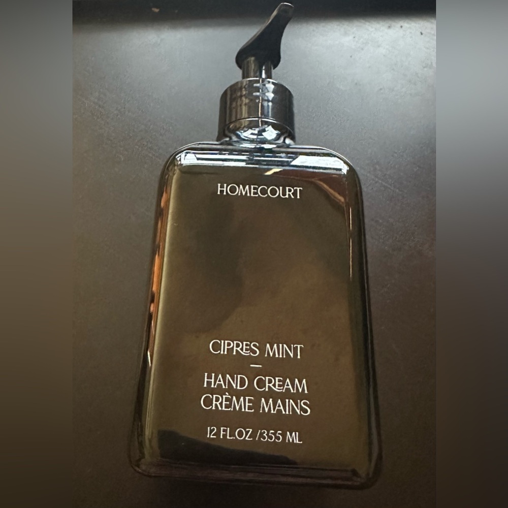 Homecourt Hand cream. Cipres Mint 12fl oz